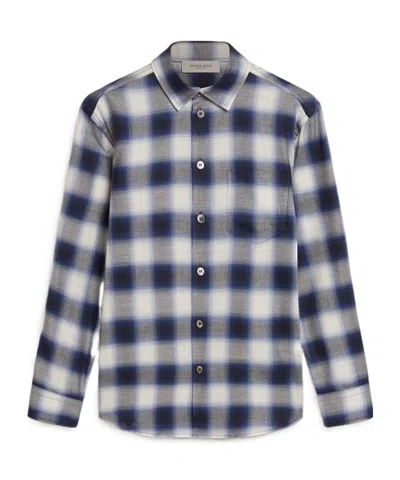 Golden Goose Kids' Long-sleeved Shirt In Gray