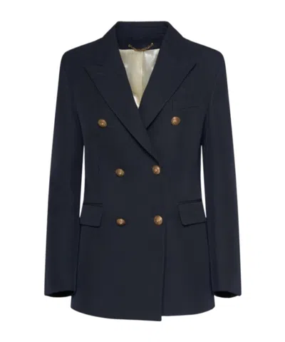 Golden Goose Long-sleeved Suit Coat In Blue
