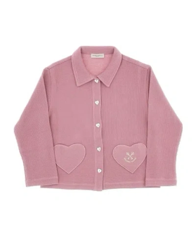 Golden Goose Long-sleeved Sweater In Pink