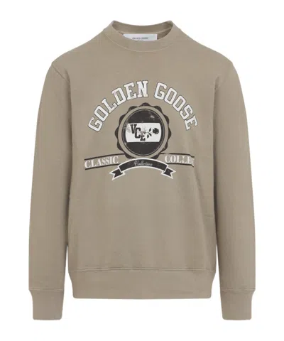 GOLDEN GOOSE GOLDEN GOOSE DELUXE BRAND GRAPHIC PRINTED CREWNECK SWEATSHIRT