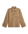 Golden Goose Long-sleeved Windbreaker In Brown