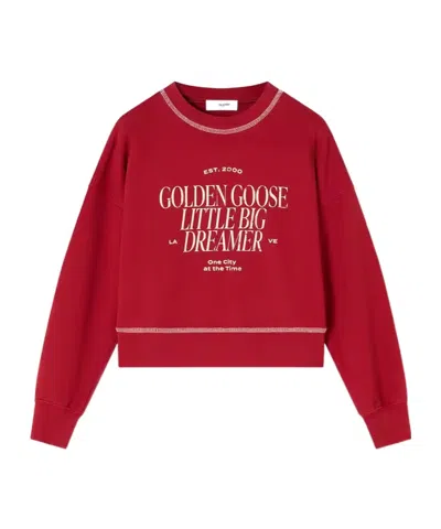 Golden Goose Kids' Long-sleeved Sweatshirt In Red