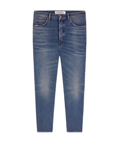 Golden Goose Low-rise Straight-leg Jeans In Blue