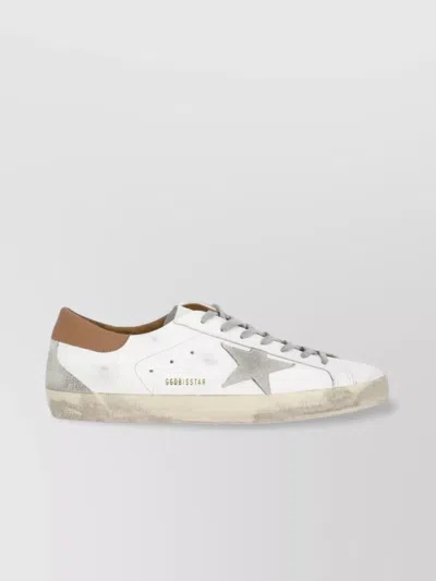 GOLDEN GOOSE LOW TOP LEATHER SNEAKERS