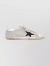 Golden Goose Low-top Leather Sneakers Featuring Star Detail In Neutral