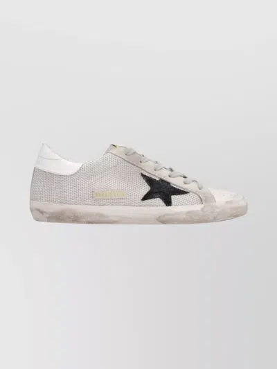 GOLDEN GOOSE LOW-TOP LEATHER SNEAKERS FEATURING STAR DETAIL