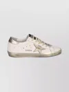Golden Goose Low-top Leather Sneakers Featuring Star Patch In Nude