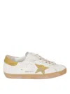 Golden Goose Leather Upper Sneakers With Suede Accents In Neutral