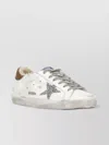 Golden Goose Low Top Leather Sneakers With Glitter Star