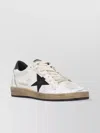 Golden Goose Low Top Leather Sneakers With Used Effect
