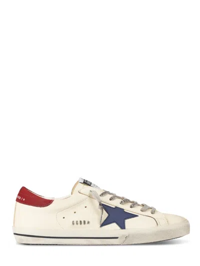 Golden Goose Low-top Nappa Leather Sneakers With Nabuk Detailing In White