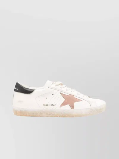 Golden Goose Low Top Sneakers Distressed Finish In White