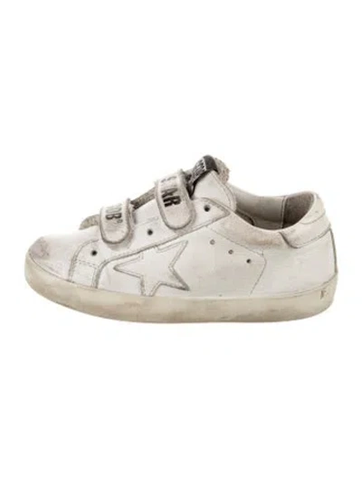 Pre-owned Golden Goose Kids' Low Top Sneakers In White