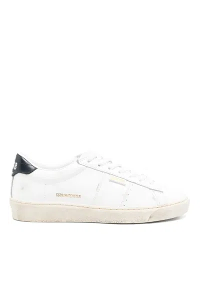 Golden Goose Low-top Sneakers With Contrasting Heel Tab In White