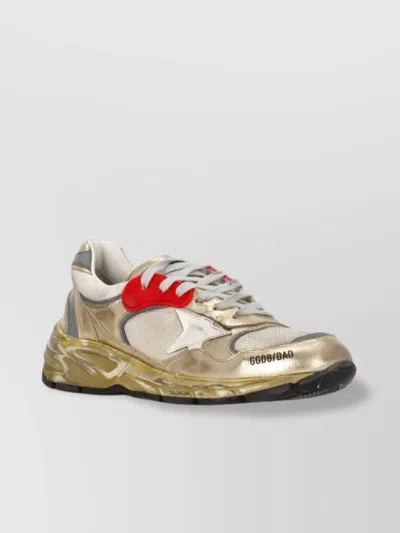 GOLDEN GOOSE LOW TOP SNEAKERS WITH METALLIC STAR EMBLEM