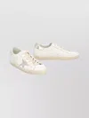 Golden Goose Low-top Sneakers With Round Toeline And Star Patch In White
