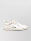Golden Goose Low Top Sneakers With Rubber Sole And Metallic Accents In White
