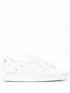Golden Goose Low-top Sneakers With Star Panel And Vintage Detailing In White