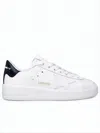 Golden Goose Low-top Cowhide Leather Sneakers With Subtle Star Detail In White