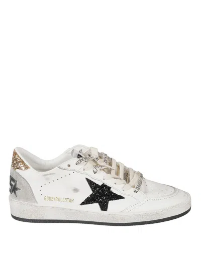 Golden Goose Low-top Sneakers With Textured White Leather
