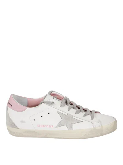Golden Goose Low-top Sneakers With Vintage Distress In White