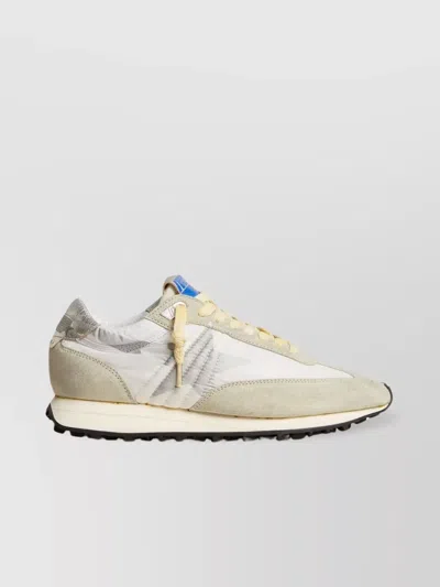 Golden Goose Low Top Star Print Sneakers In White