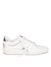 Golden Goose Low-top White Leather Sneakers In Multi