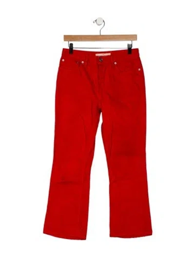 Pre-owned Golden Goose Low-rise Wide Leg Jeans In Orange