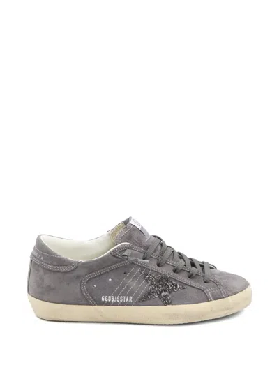 Golden Goose Super Star Sneakers -  Deluxe Brand - Leather - Dark Grey In Gray