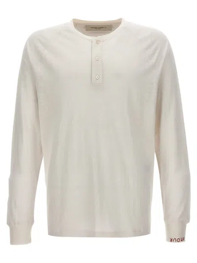 Golden Goose Ludovico Polo Shirt In White