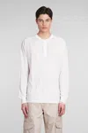 GOLDEN GOOSE LUDOVICO T-SHIRT IN WHITE COTTON