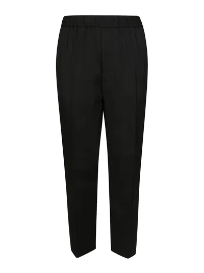 Golden Goose Luke Gabardine Trousers In Black
