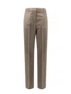 Golden Goose New Relaxed Virgin Wool Trouser In Beige