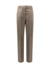 Golden Goose New Relaxed Virgin Wool Trouser In Beige