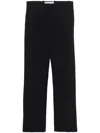 Golden Goose Black Relaxed Pant In Polar Night