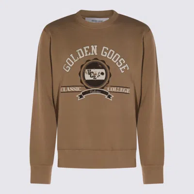 GOLDEN GOOSE GOLDEN GOOSE MAGLIE BEIGE