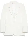 Golden Goose Jacket Over Monopetto Effect Silk And Embroidery In White