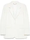 Golden Goose Jacket Over Monopetto Effect Silk And Embroidery In White