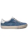GOLDEN GOOSE GOLDEN GOOSE MAN GOLDEN GOOSE 'SOUL STAR' BLUE LEATHER SNEAKERS