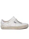 GOLDEN GOOSE GOLDEN GOOSE MAN GOLDEN GOOSE 'SOUL STAR' WHITE LEATHER SNEAKERS