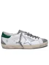 GOLDEN GOOSE GOLDEN GOOSE MAN GOLDEN GOOSE WHITE LEATHER SUPER-STAR SNEAKERS