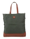 Golden Goose Man Handbag Military Green Size - Leather, Textile Fibers