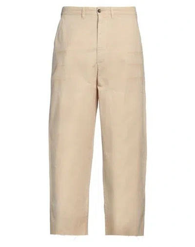 Golden Goose Man Pants Beige Size 32 Cotton