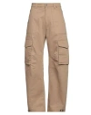 Golden Goose Man Pants Camel Size 34 Elastomultiester, Cotton, Polyester In Sand