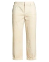 Golden Goose Canvas Straight-leg Trousers In Yellow