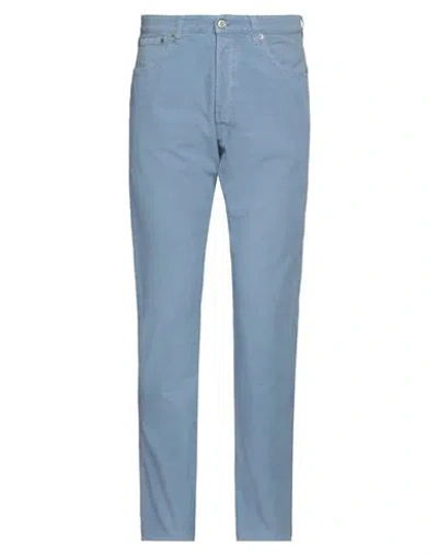 Golden Goose Man Pants Light Blue Size 32 Cotton
