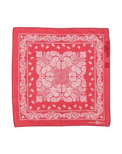 Golden Goose Man Scarf Red Size - Cotton