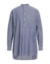 Golden Goose Man Shirt Blue Size M Cotton In Blue