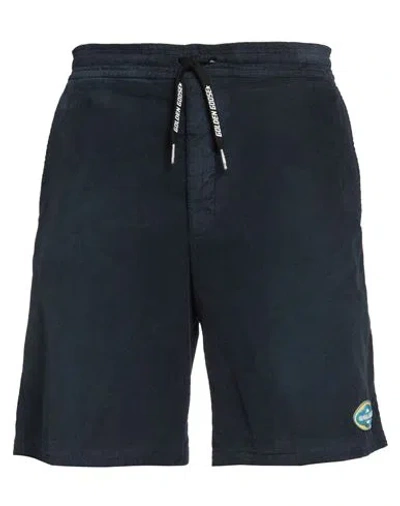 Golden Goose Man Shorts & Bermuda Shorts Midnight Blue Size 32 Cotton