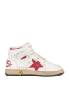 Golden Goose Man Sneakers Red Size 12c Soft Leather In Red